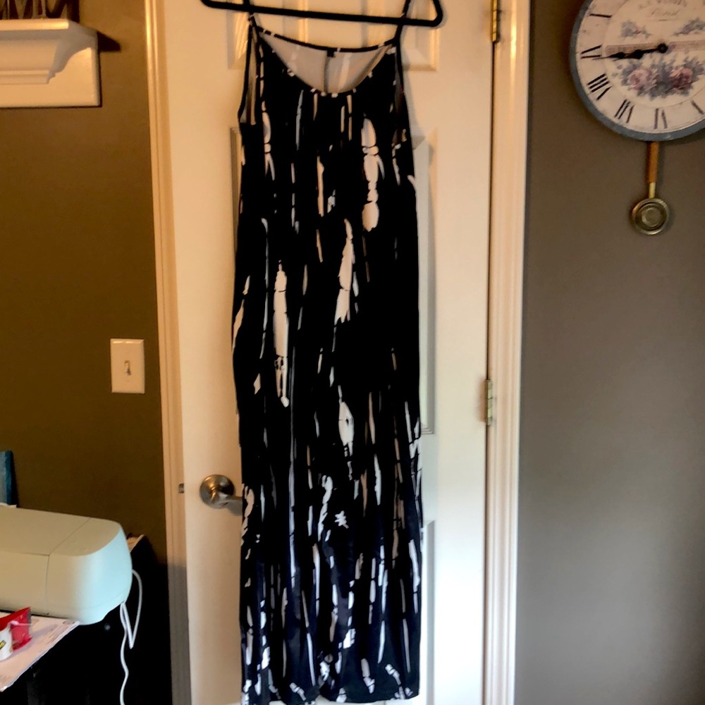 Black/white jumpsuit-never worn